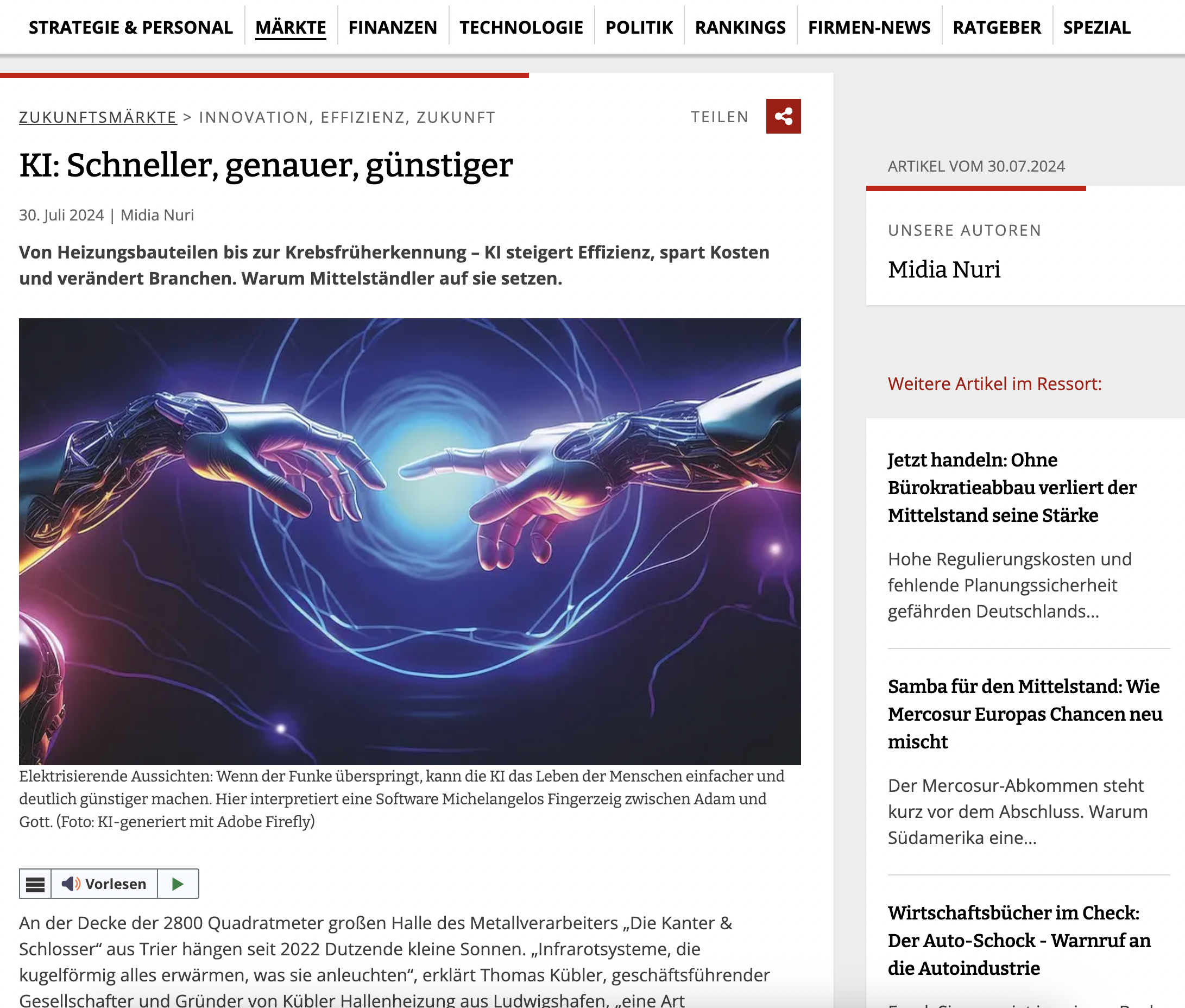 Münchner Merkur Artikel